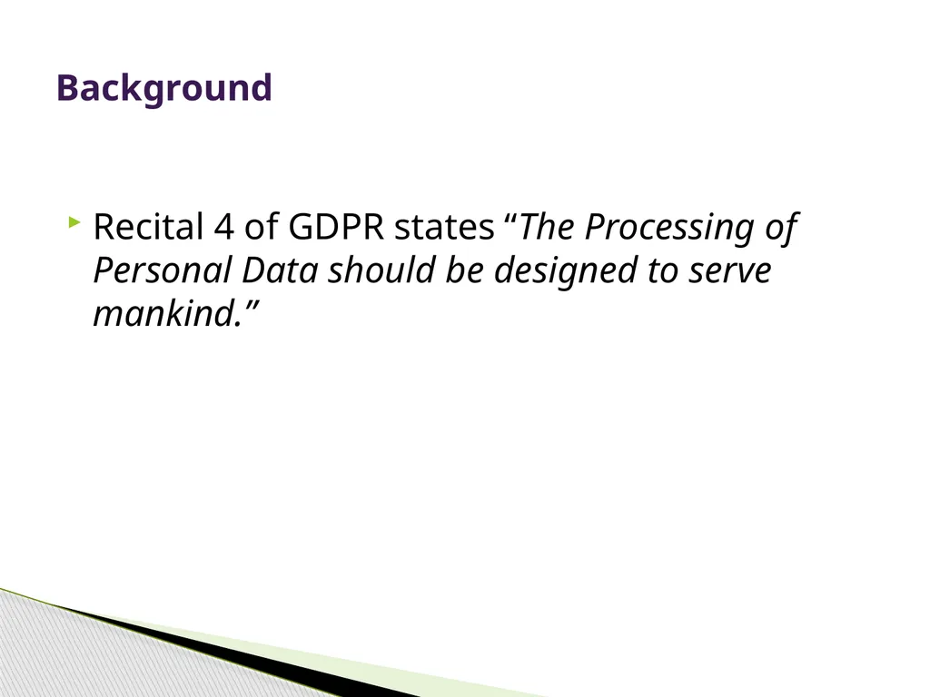 General Data Protection Regulation Alan Chandler, - slide 7 of 72