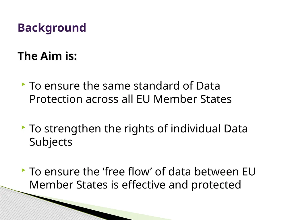 General Data Protection Regulation Alan Chandler, - slide 6 of 72
