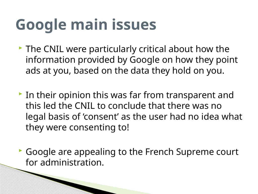 General Data Protection Regulation Alan Chandler, - slide 26 of 72