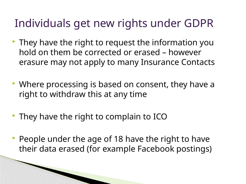 General Data Protection Regulation Alan Chandler, - slide 45 of 72