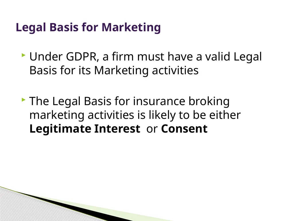 General Data Protection Regulation Alan Chandler, - slide 48 of 72