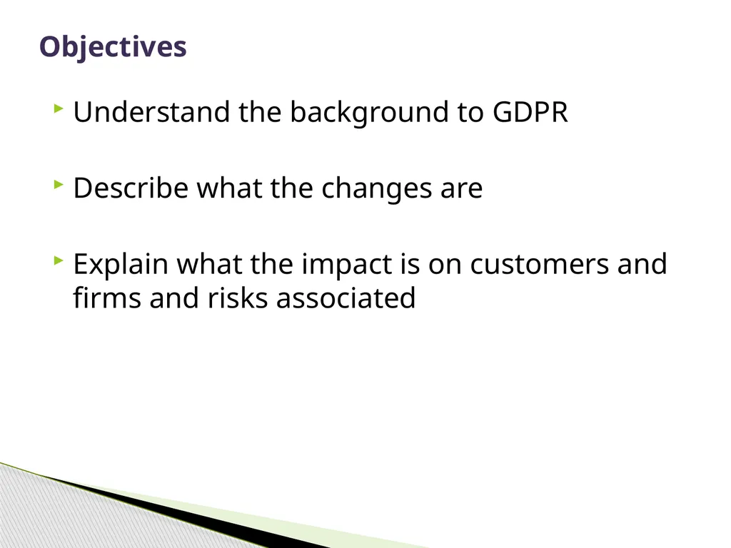 General Data Protection Regulation Alan Chandler, - slide 70 of 72