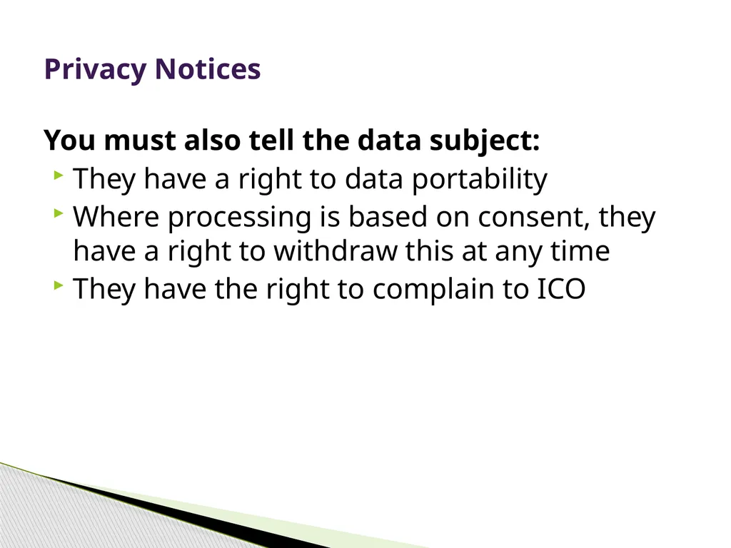 General Data Protection Regulation Alan Chandler, - slide 61 of 72
