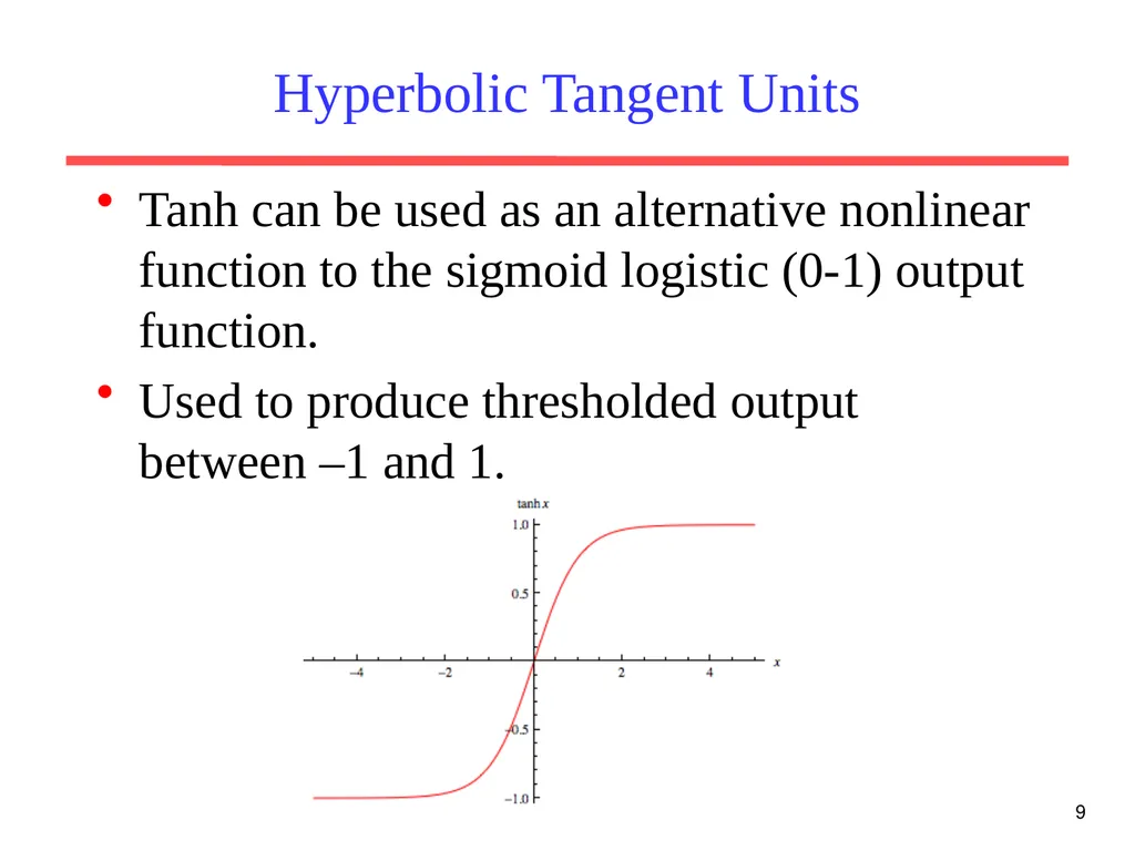 1 CS 388: Natural Language Processing: LSTM - slide 9 of 24