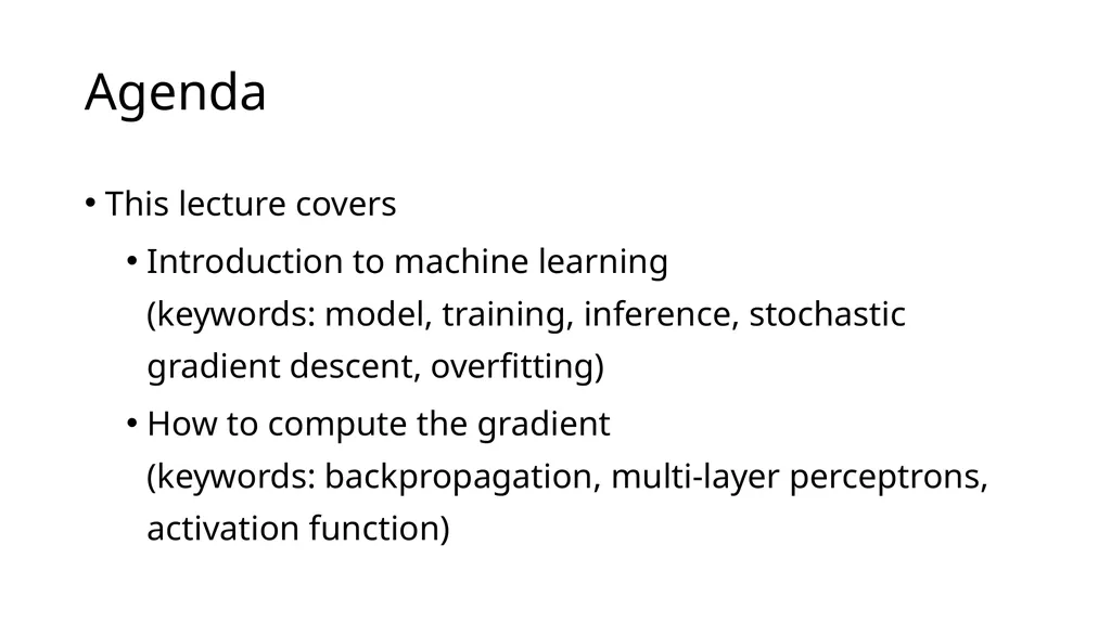 Introduction to Deep Learning: How to make your - slide 2 of 71