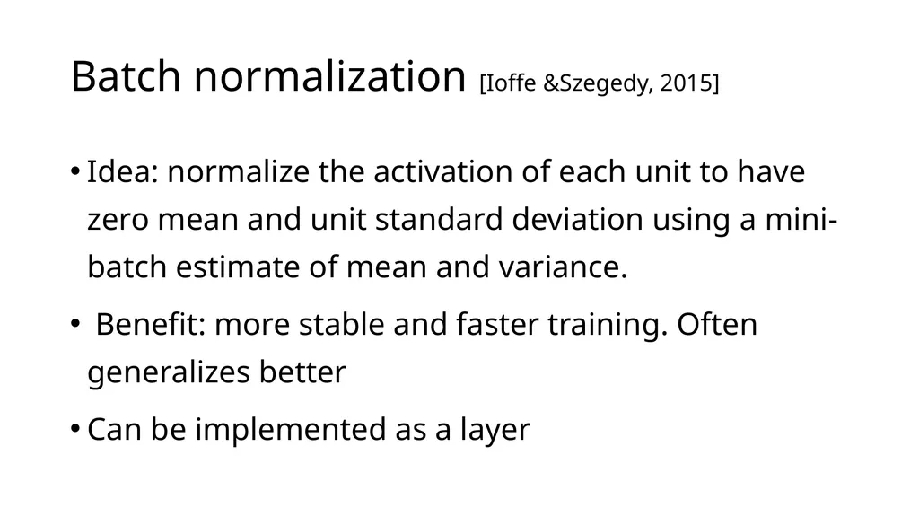 Introduction to Deep Learning: How to make your - slide 60 of 71
