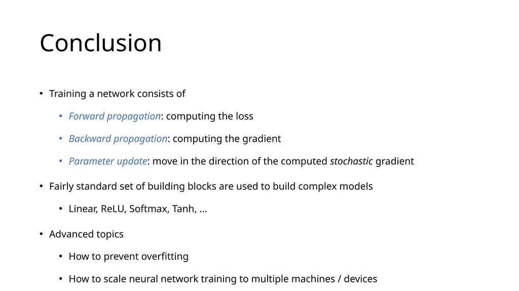 Introduction to Deep Learning: How to make your - slide 50 of 71
