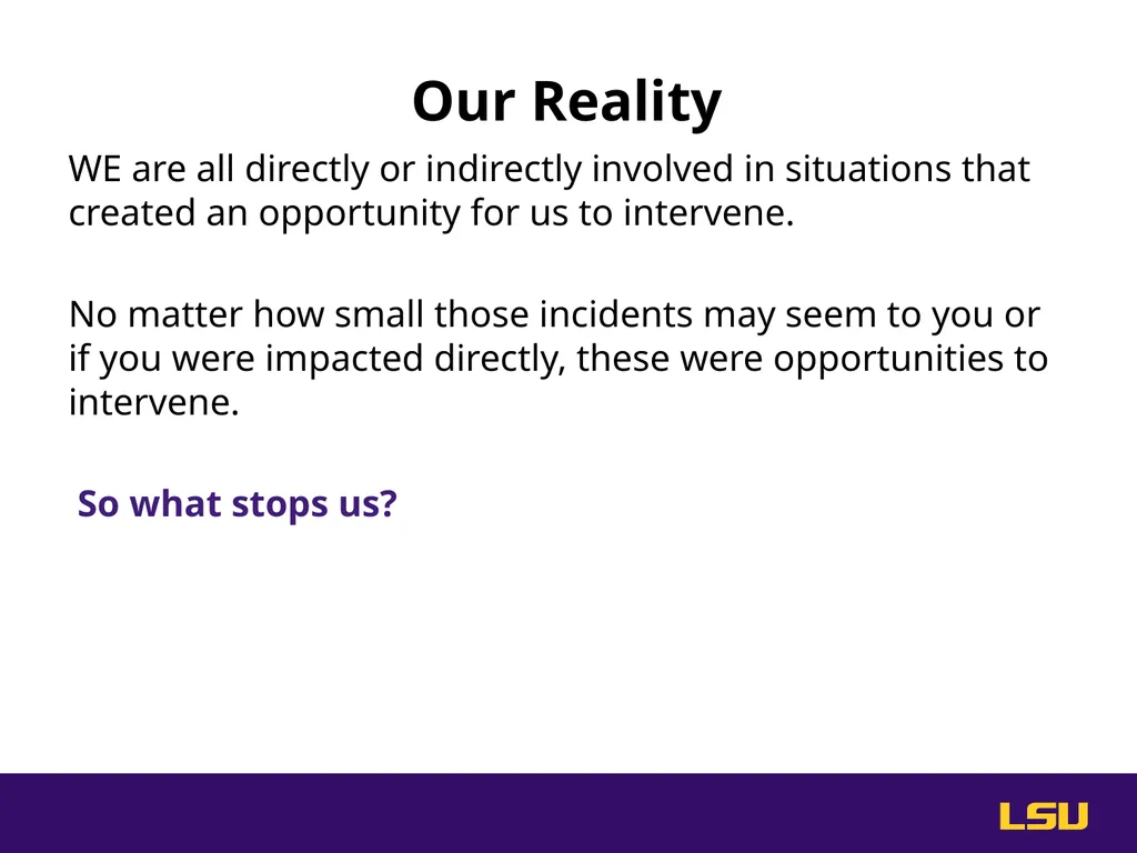 Do Something. Help stop hazing at LSU. High Risk - slide 17 of 36