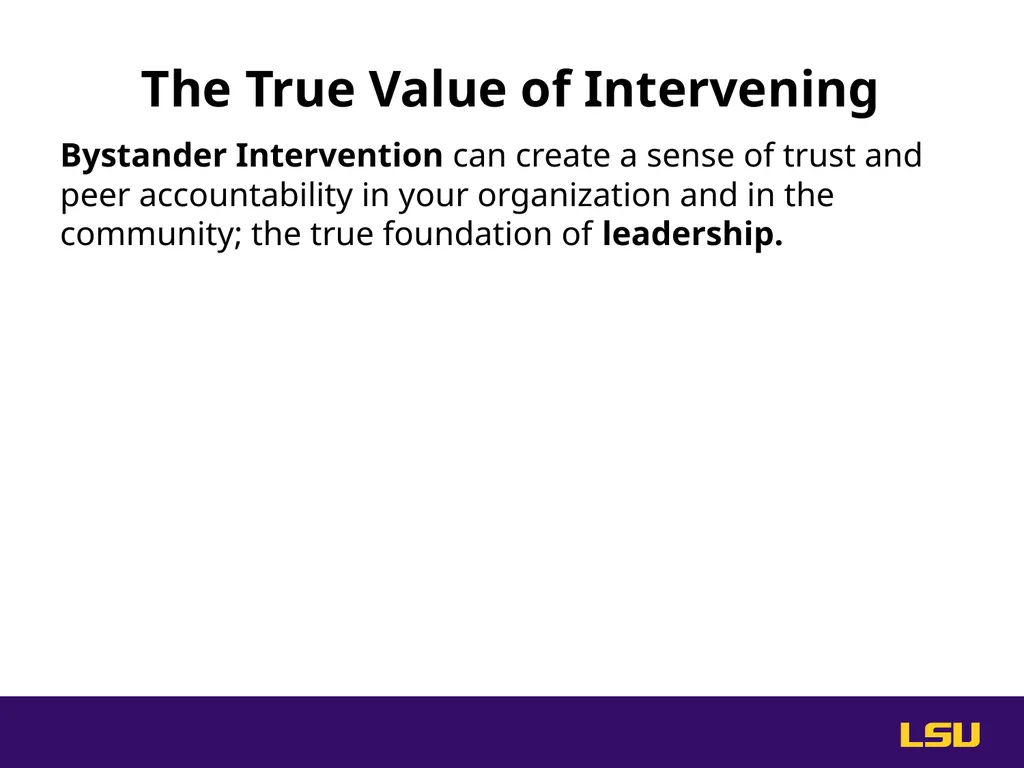 Do Something. Help stop hazing at LSU. High Risk - slide 33 of 36