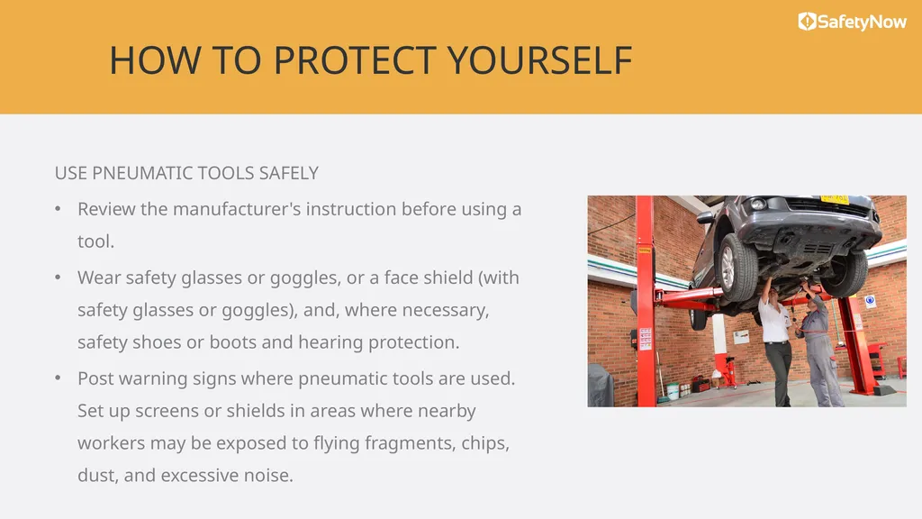 Click anywhere to get started… PNEUMATIC TOOLS - slide 7 of 8