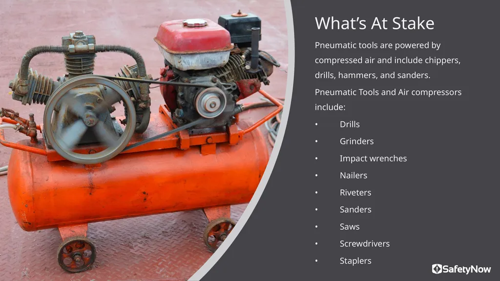 Click anywhere to get started… PNEUMATIC TOOLS - slide 3 of 8