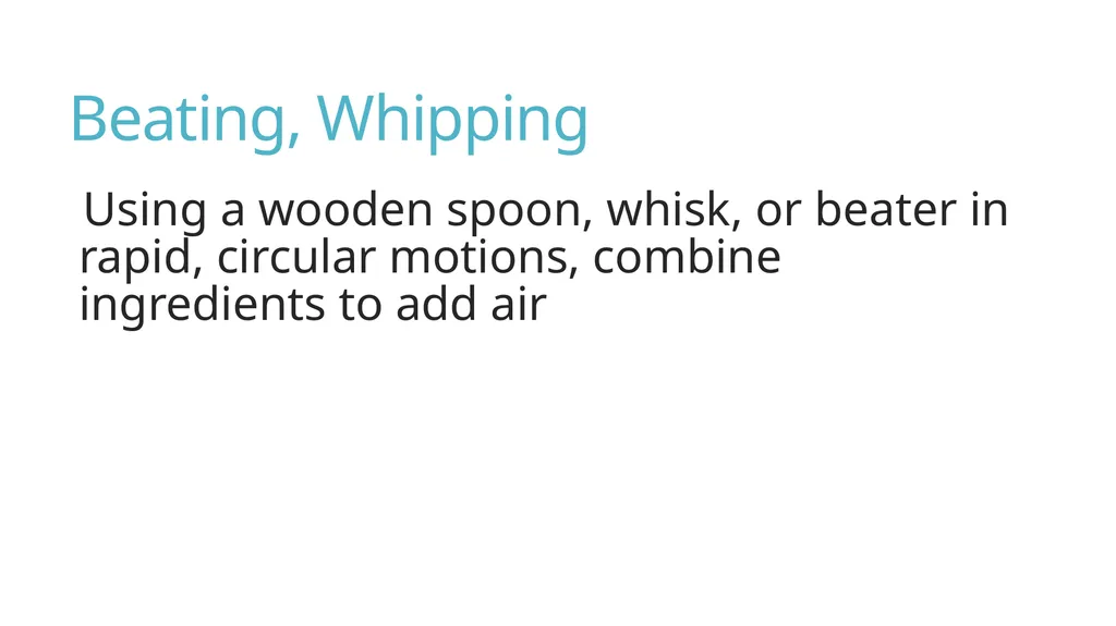 Flour Mixtures Introduction What is a flour - slide 18 of 23
