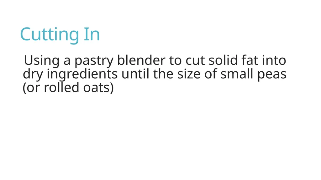 Flour Mixtures Introduction What is a flour - slide 21 of 23