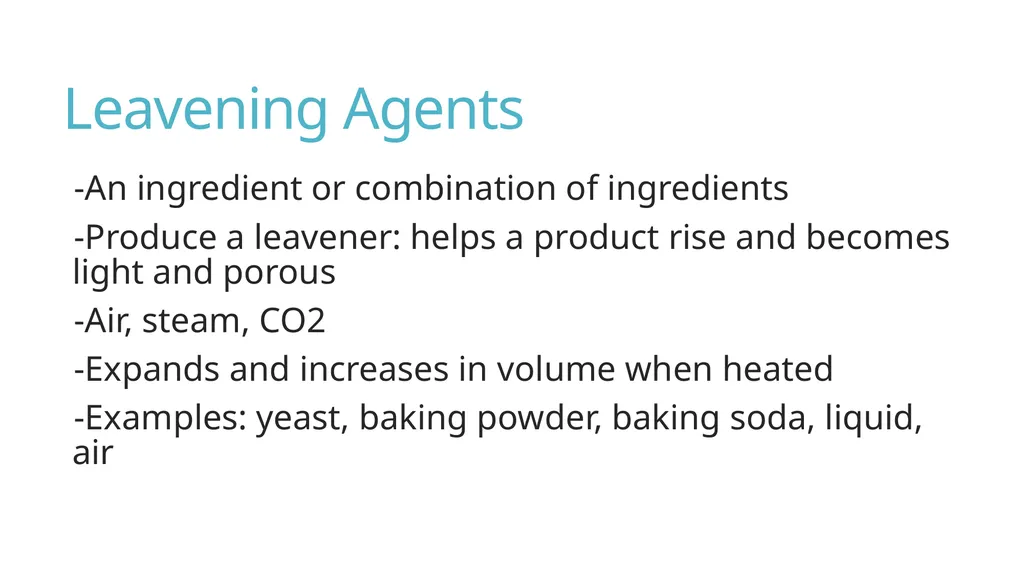 Flour Mixtures Introduction What is a flour - slide 11 of 23