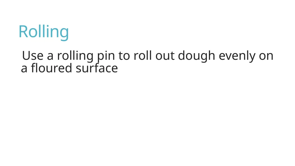 Flour Mixtures Introduction What is a flour - slide 23 of 23