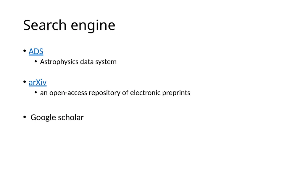 A simple guide for astrophysical research Xinkai - slide 2 of 8