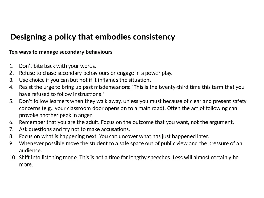 Designing and Implementing a Relationship Policy - slide 26 of 35