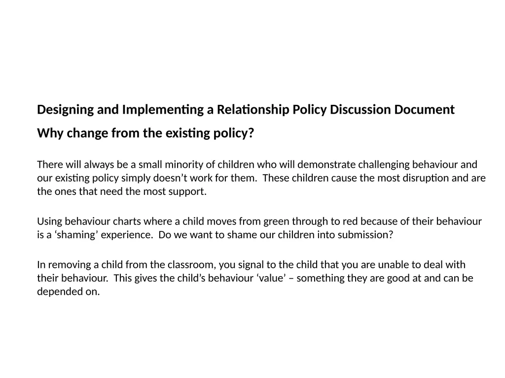 Designing and Implementing a Relationship Policy - slide 2 of 35