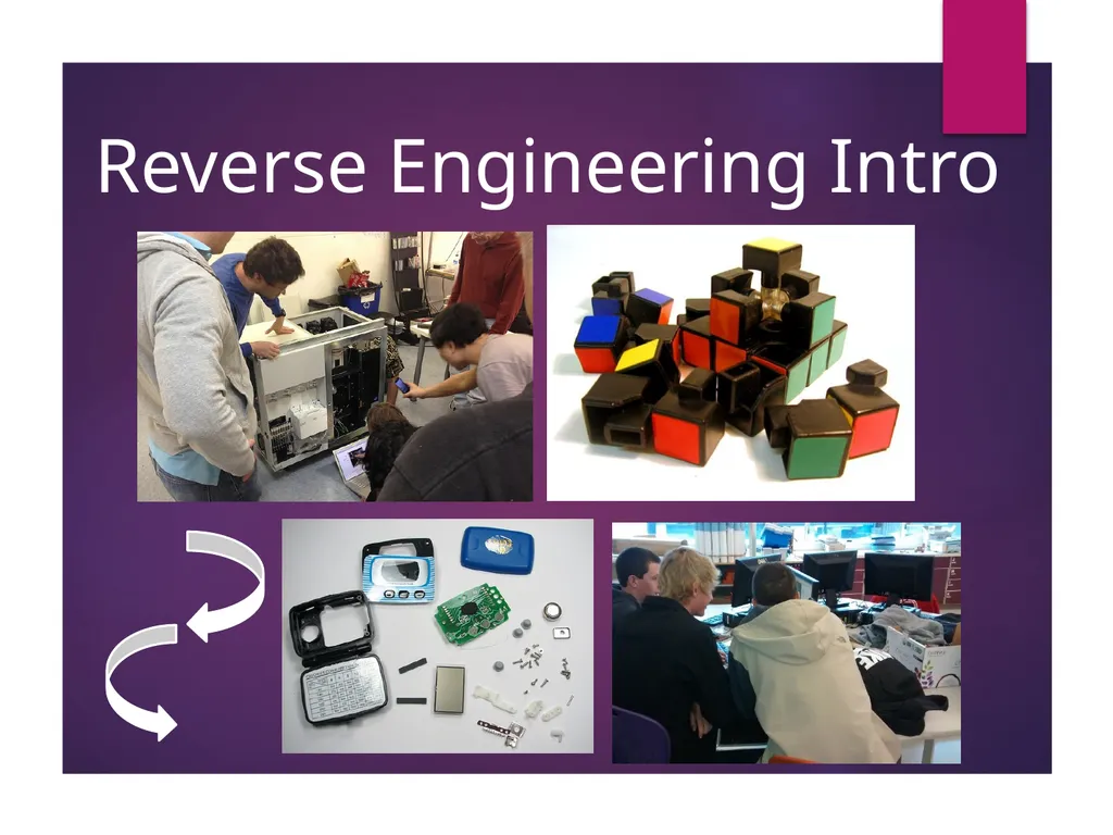 Reverse Engineering Intro What is reverse - slide 1 of 14