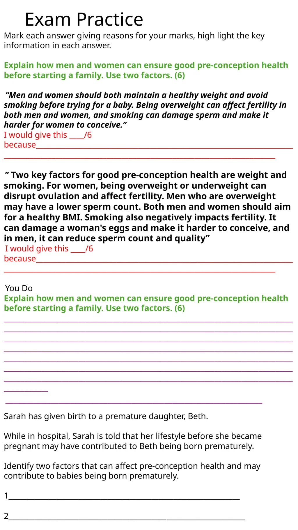 Child Development Revision Guide CNAT OCR Name: - slide 7 of 45