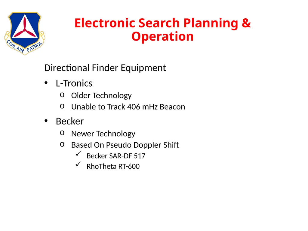 Intermediate Aircrew School Lt Col Bruce Brunkow - slide 100 of 143