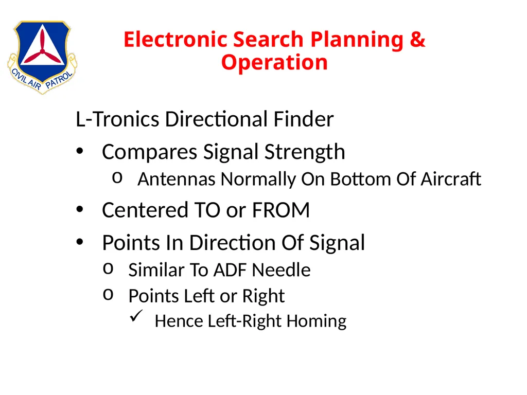 Intermediate Aircrew School Lt Col Bruce Brunkow - slide 101 of 143