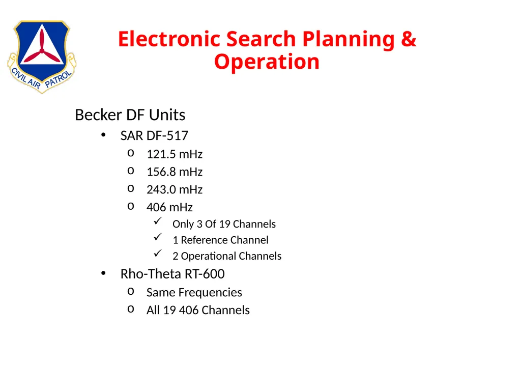 Intermediate Aircrew School Lt Col Bruce Brunkow - slide 104 of 143