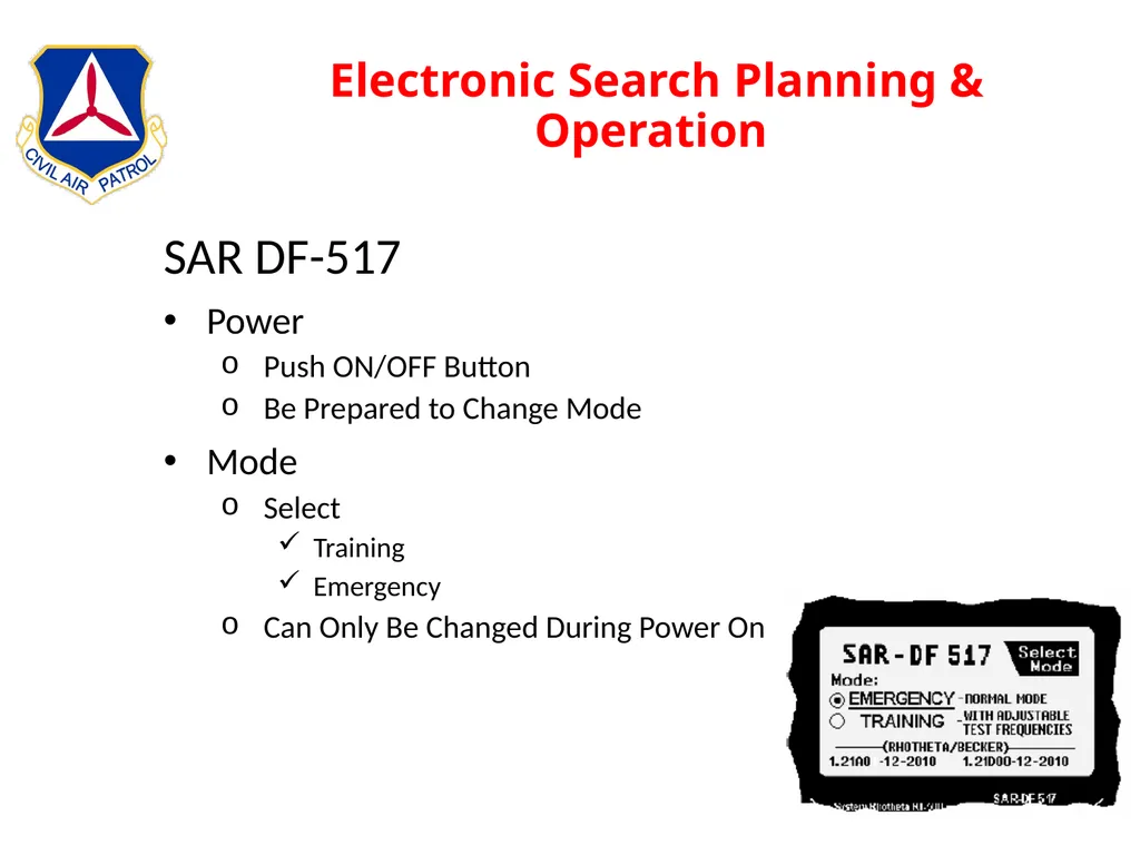 Intermediate Aircrew School Lt Col Bruce Brunkow - slide 107 of 143