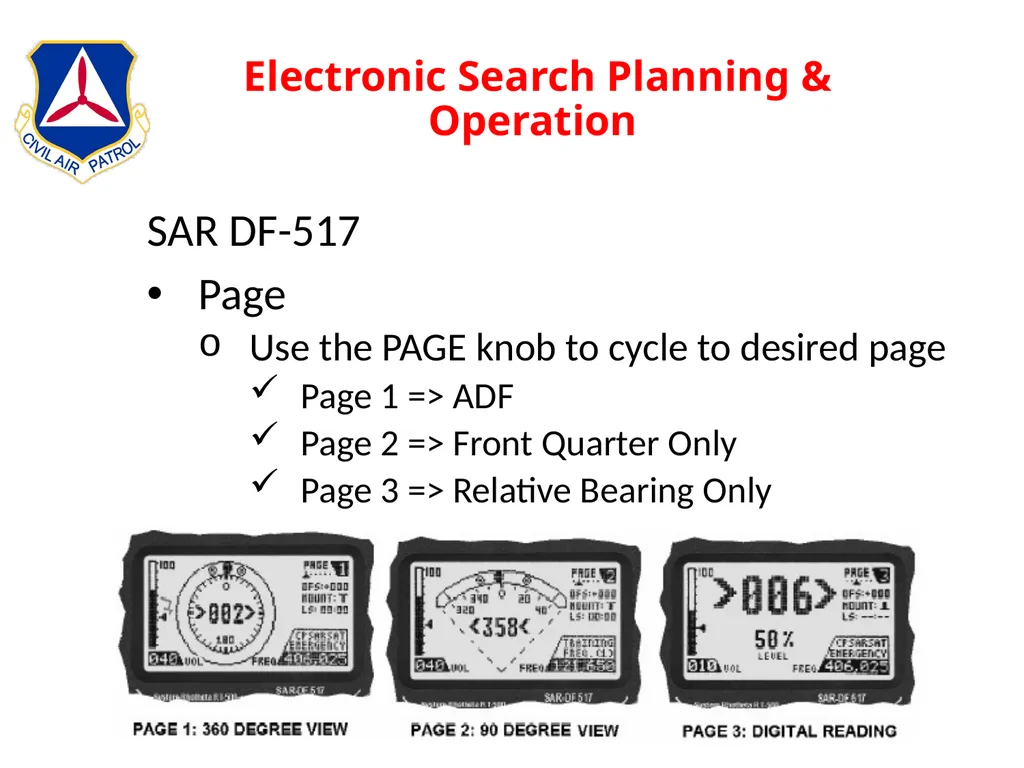 Intermediate Aircrew School Lt Col Bruce Brunkow - slide 108 of 143