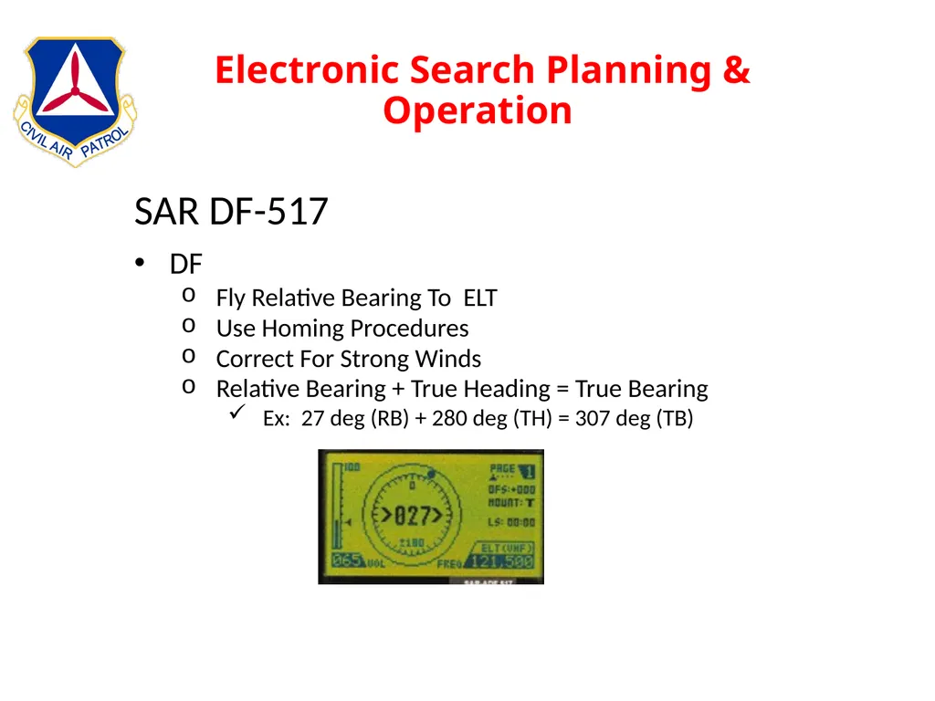Intermediate Aircrew School Lt Col Bruce Brunkow - slide 112 of 143