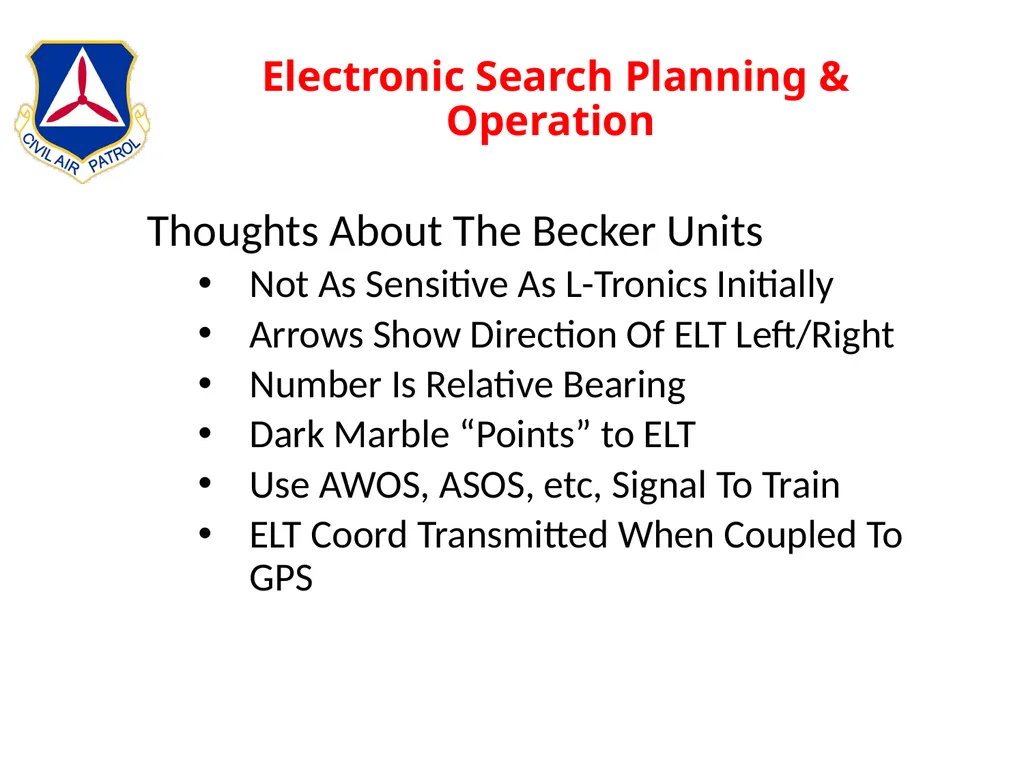 Intermediate Aircrew School Lt Col Bruce Brunkow - slide 115 of 143