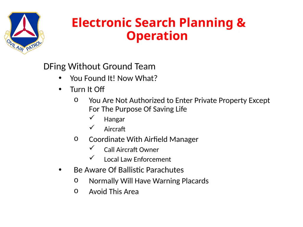 Intermediate Aircrew School Lt Col Bruce Brunkow - slide 118 of 143