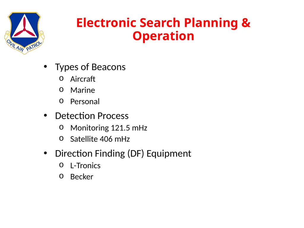 Intermediate Aircrew School Lt Col Bruce Brunkow - slide 86 of 143