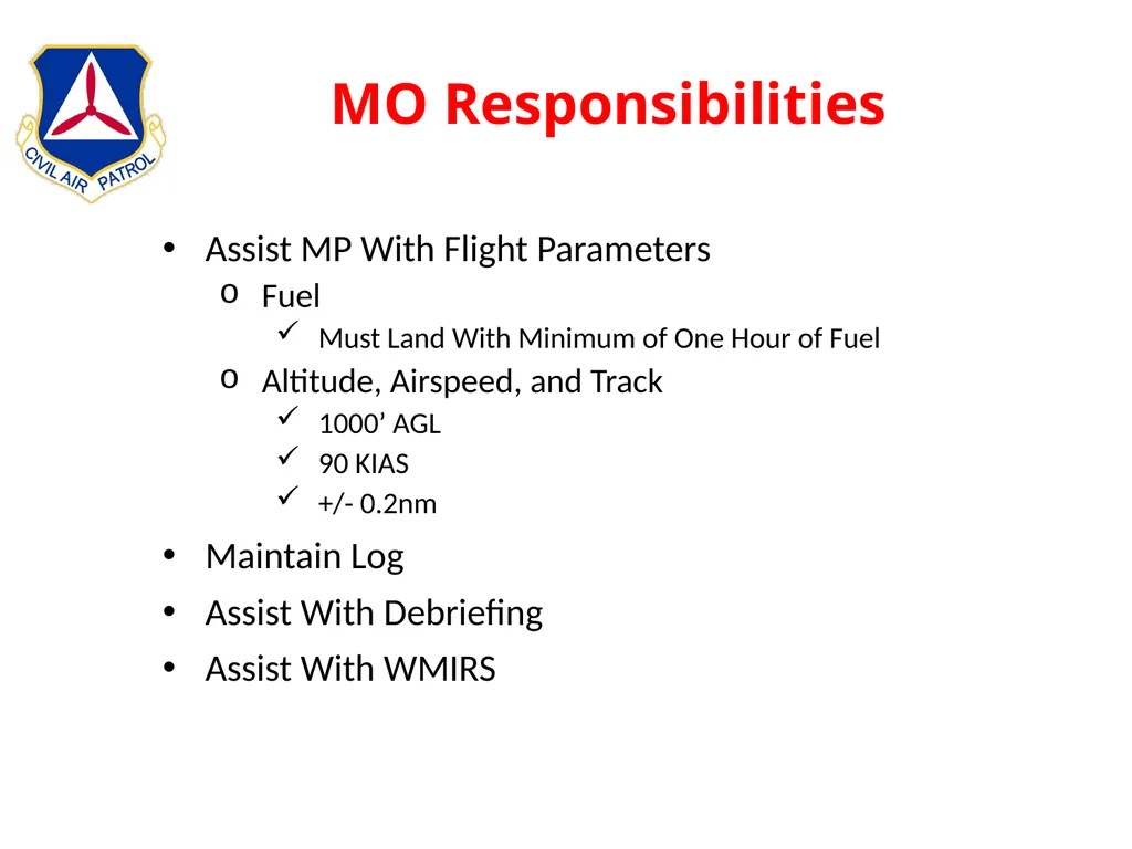 Intermediate Aircrew School Lt Col Bruce Brunkow - slide 10 of 143