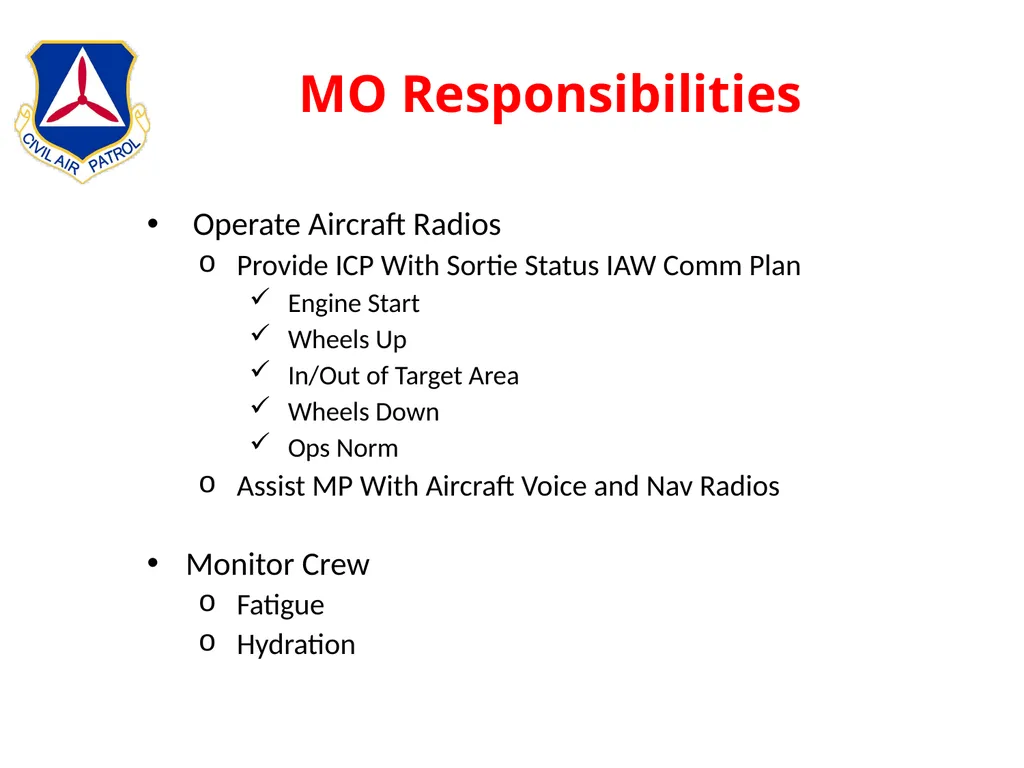 Intermediate Aircrew School Lt Col Bruce Brunkow - slide 9 of 143