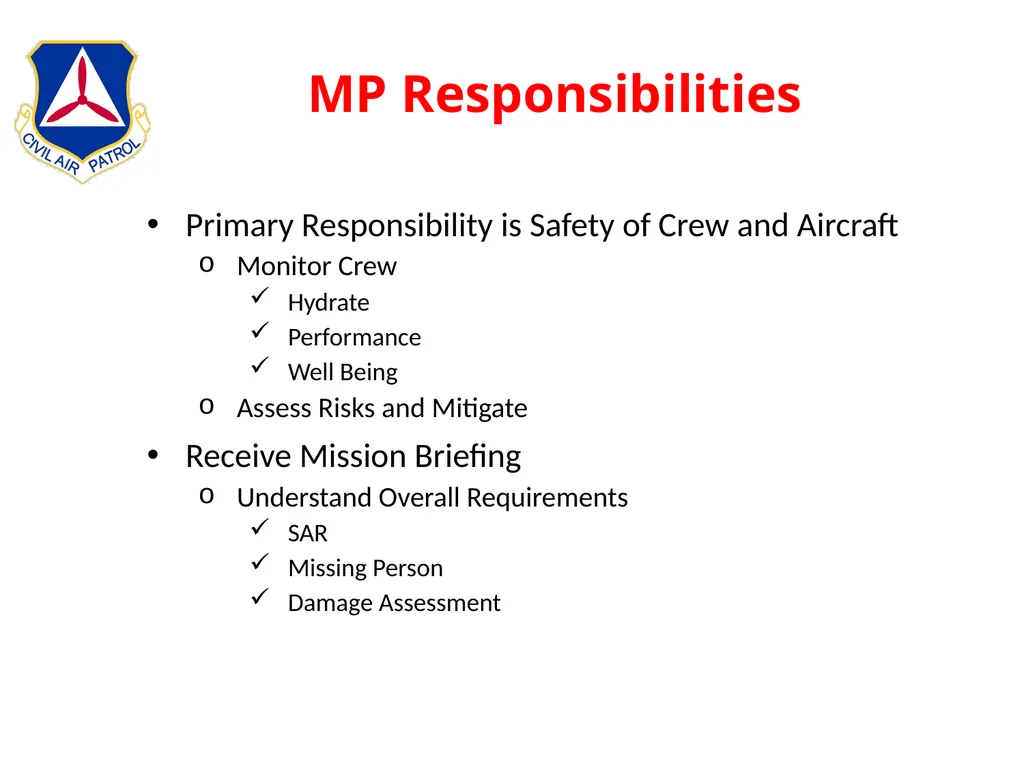 Intermediate Aircrew School Lt Col Bruce Brunkow - slide 12 of 143