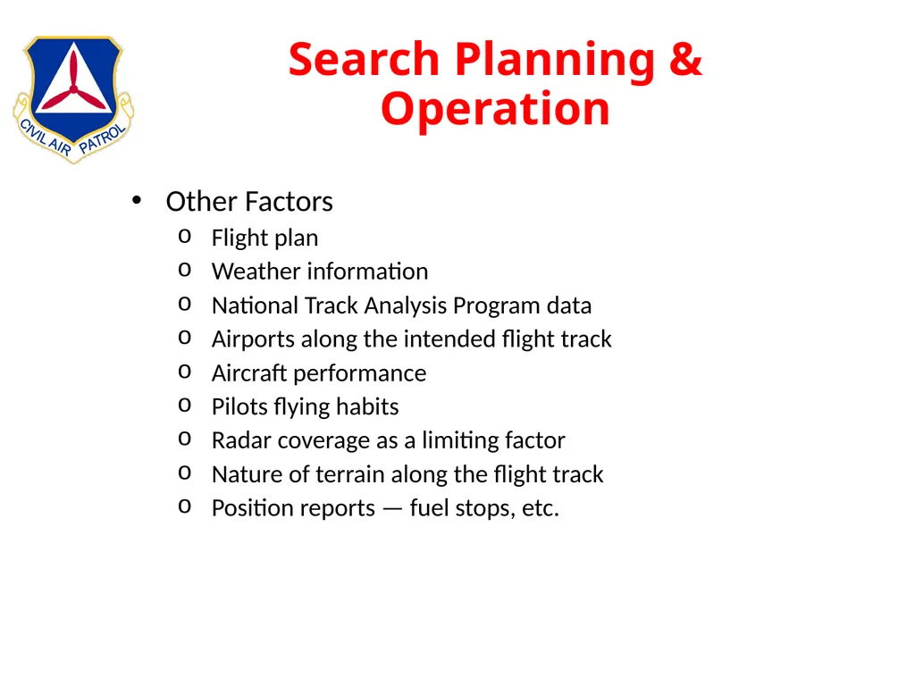 Intermediate Aircrew School Lt Col Bruce Brunkow - slide 64 of 143
