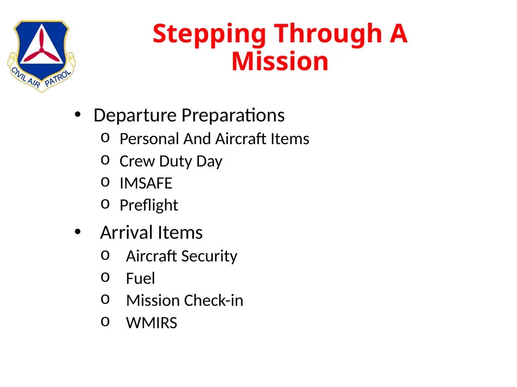 Intermediate Aircrew School Lt Col Bruce Brunkow - slide 124 of 143