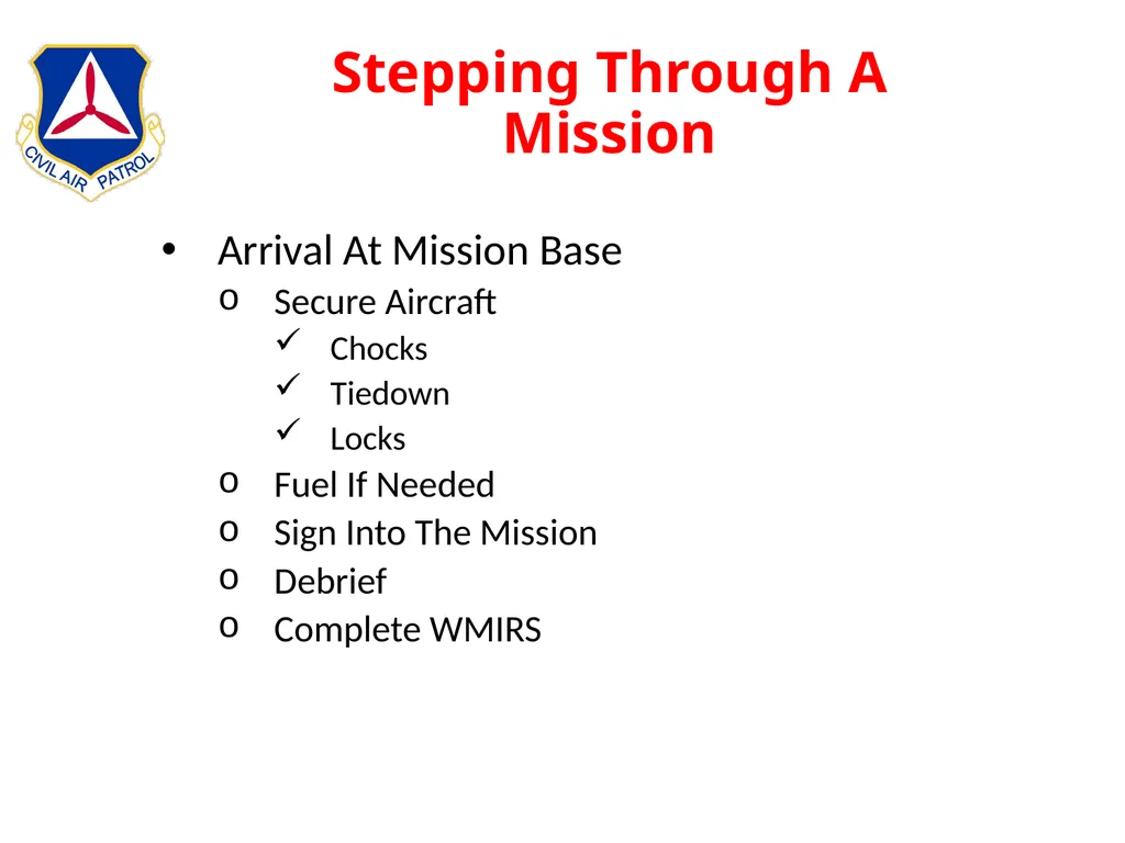 Intermediate Aircrew School Lt Col Bruce Brunkow - slide 132 of 143