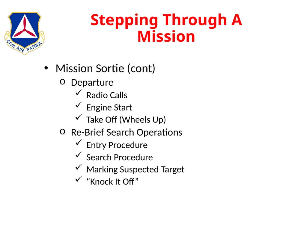 Intermediate Aircrew School Lt Col Bruce Brunkow - slide 135 of 143