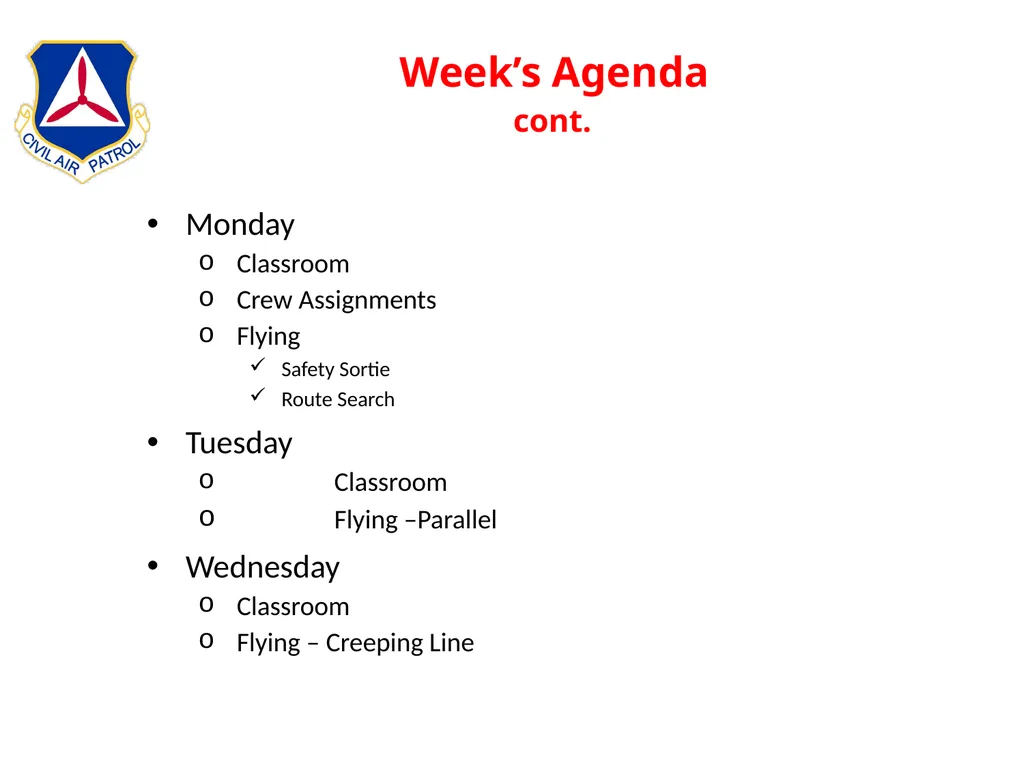 Intermediate Aircrew School Lt Col Bruce Brunkow - slide 4 of 143