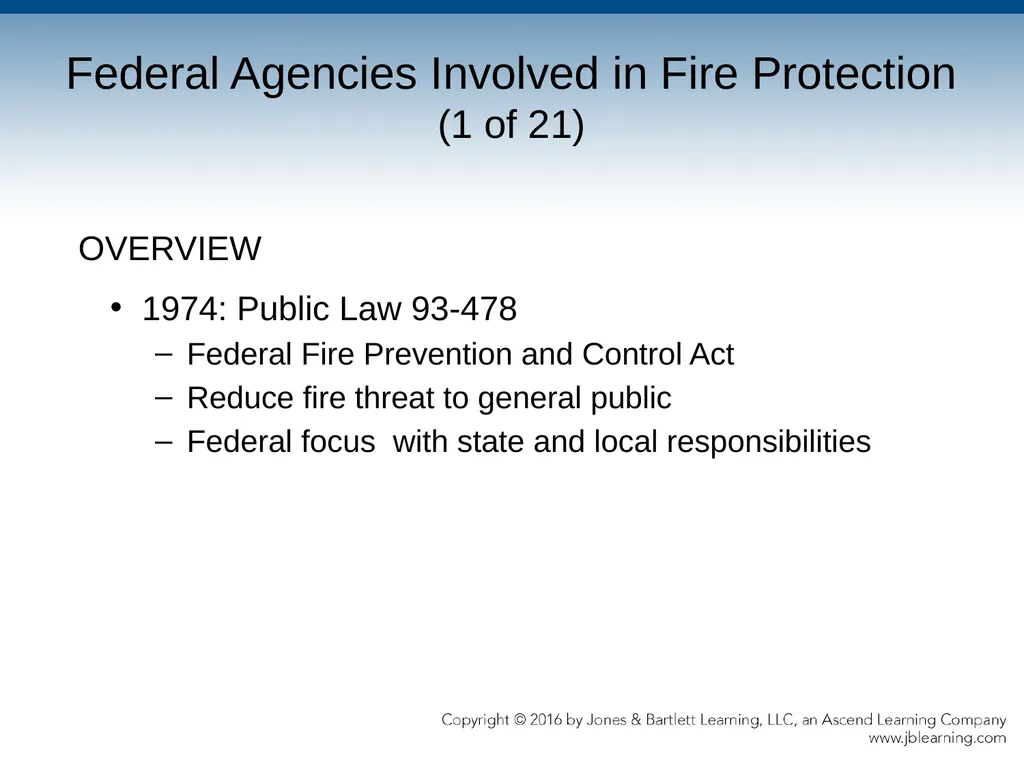 Chapter 2 Public Fire Prevention Organizations and - slide 14 of 36