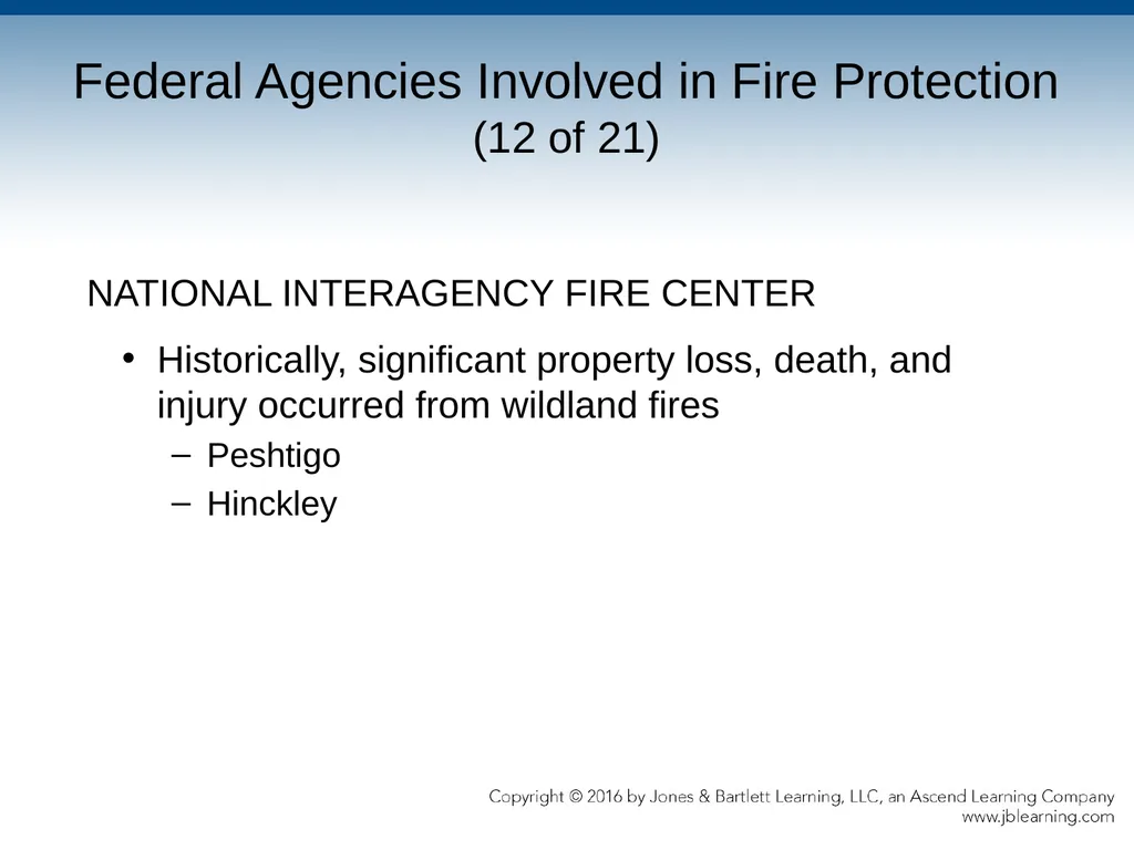 Chapter 2 Public Fire Prevention Organizations and - slide 25 of 36