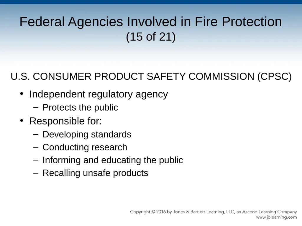 Chapter 2 Public Fire Prevention Organizations and - slide 28 of 36