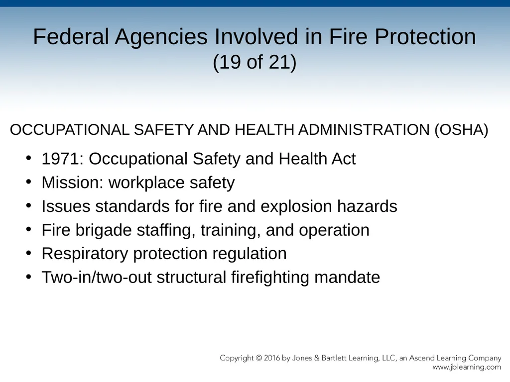 Chapter 2 Public Fire Prevention Organizations and - slide 32 of 36
