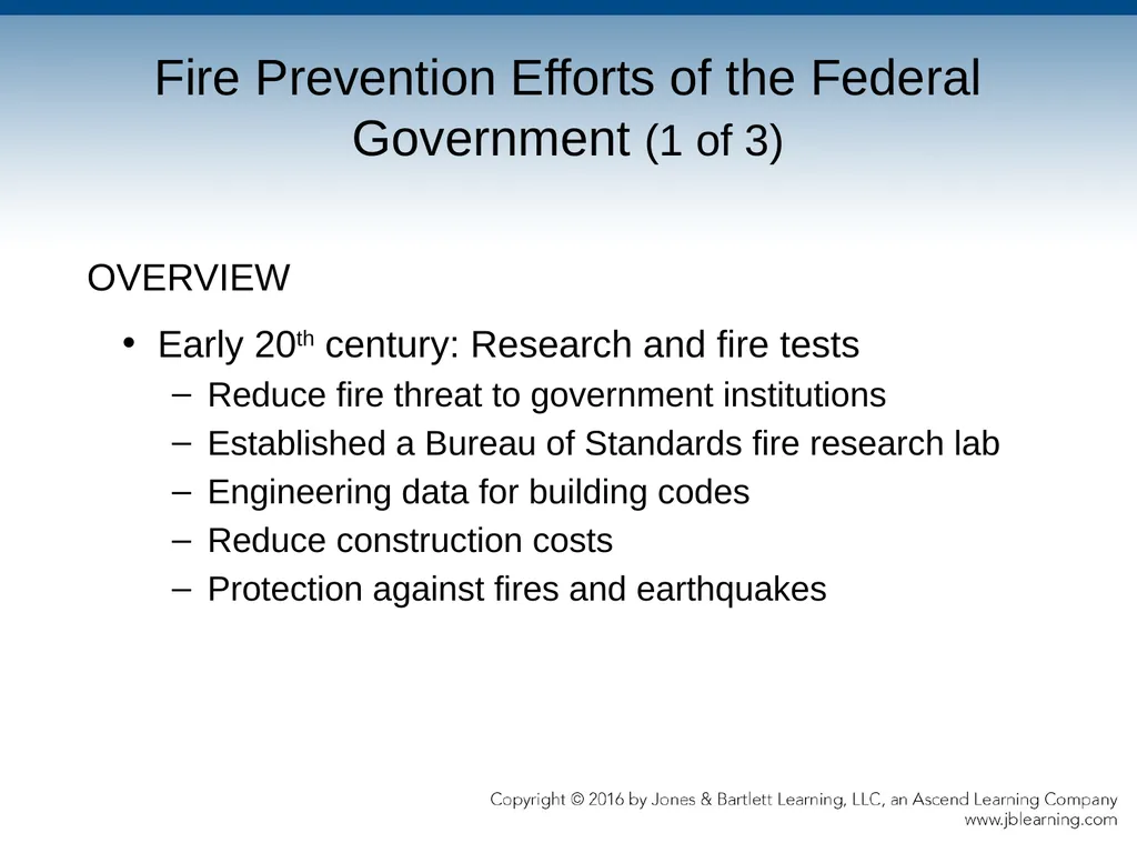 Chapter 2 Public Fire Prevention Organizations and - slide 11 of 36