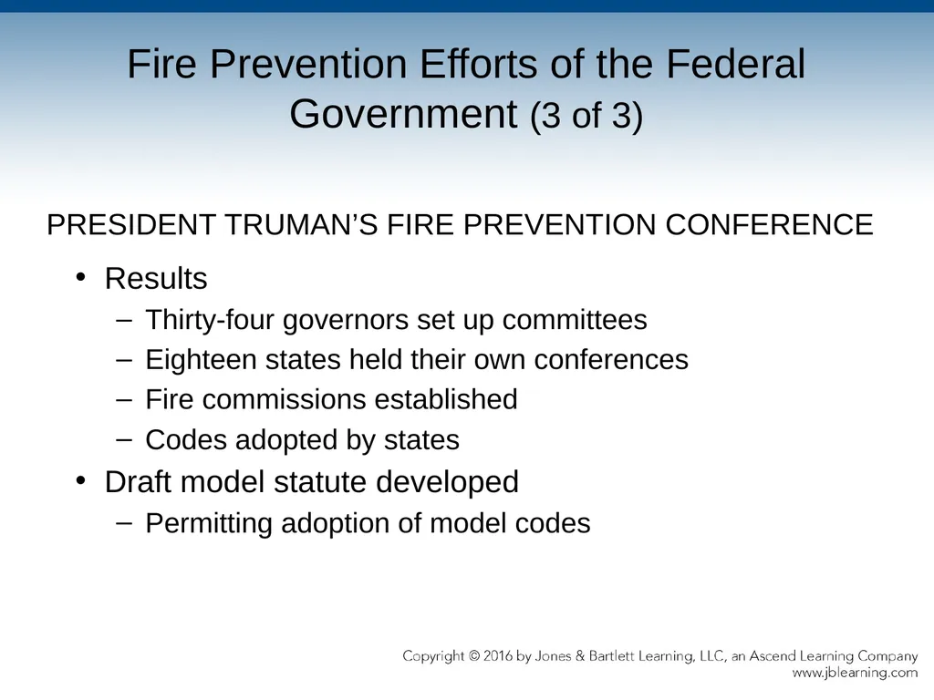 Chapter 2 Public Fire Prevention Organizations and - slide 13 of 36