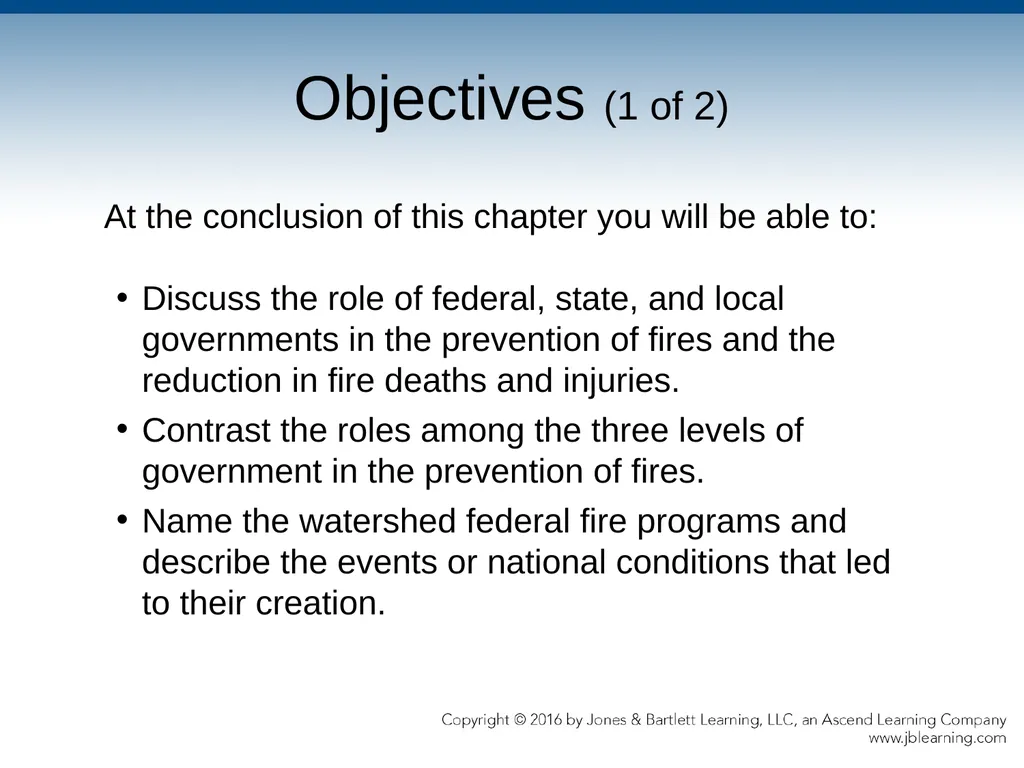 Chapter 2 Public Fire Prevention Organizations and - slide 2 of 36