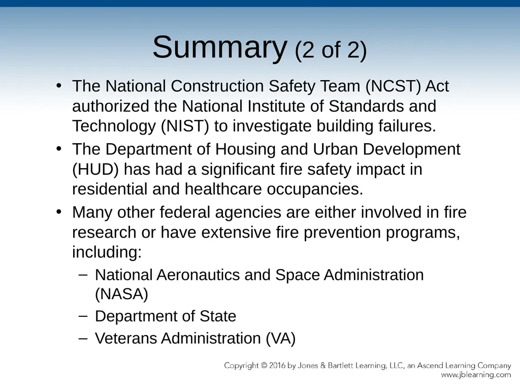 Chapter 2 Public Fire Prevention Organizations and - slide 36 of 36