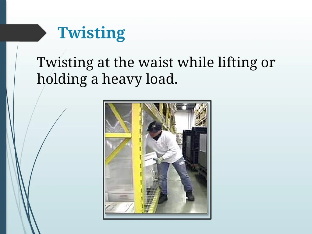 BACK SAFETY EHS Learning Objectives After - slide 7 of 17